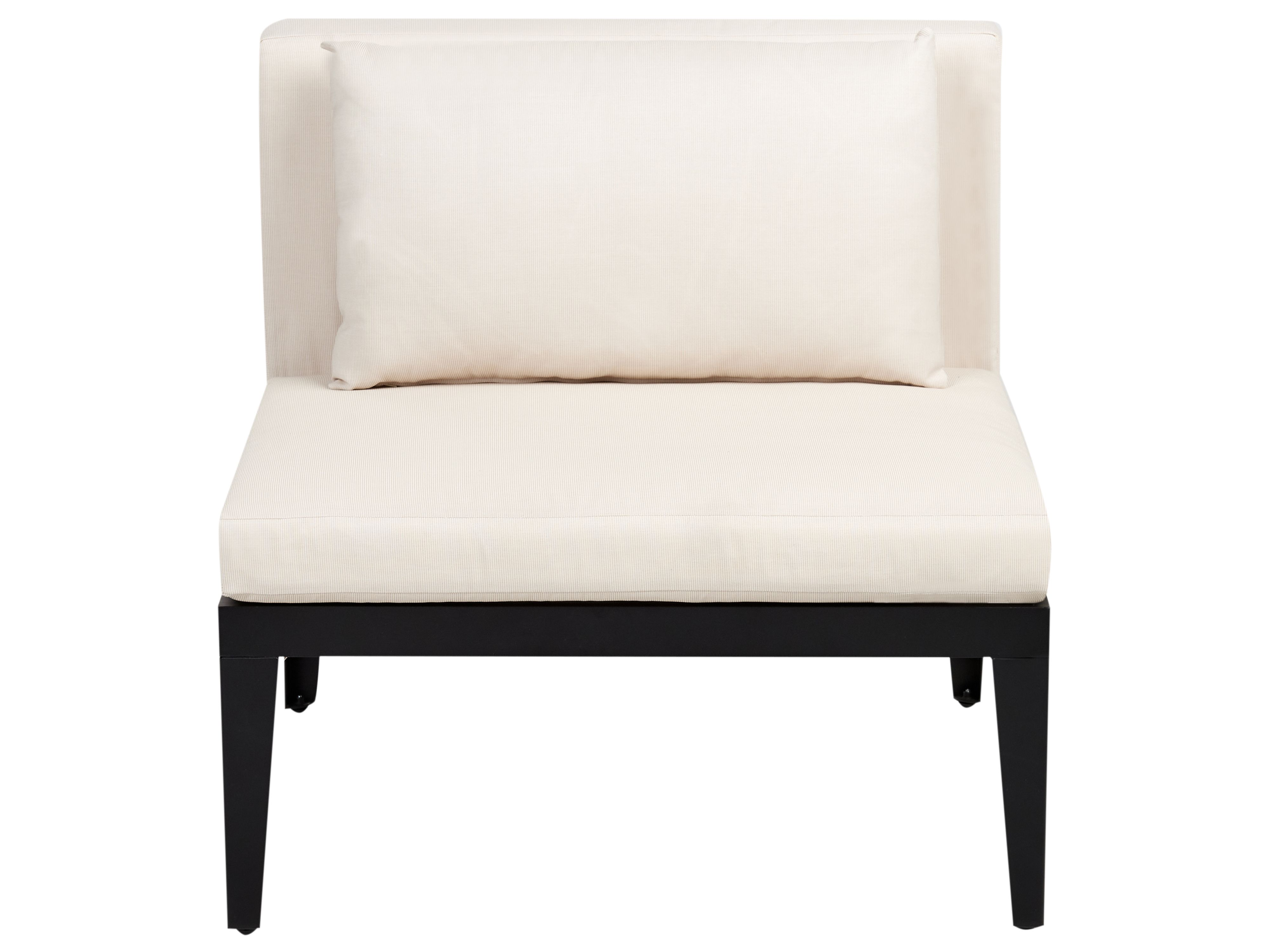 Loungeset met tafel en ottomaan 4-zits BRACCIANO linkszijdig Gecertificeerd acaciahout Lichtbeige