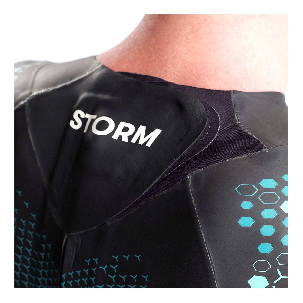 Arena POWERSKIN STORM BZ - Combinaison trifonction 4/1.5 mm Homme coral blue black