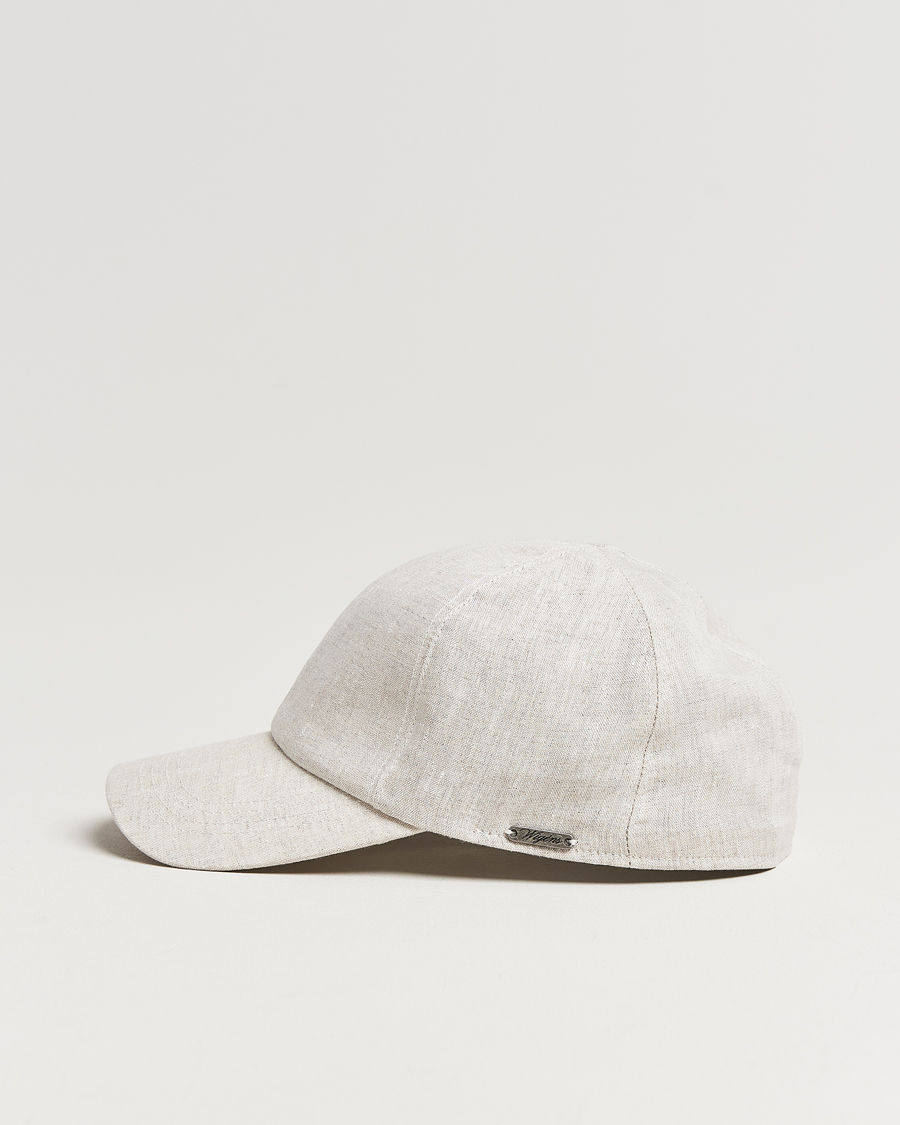 Wigéns Baseball Linen Cap Light Beige