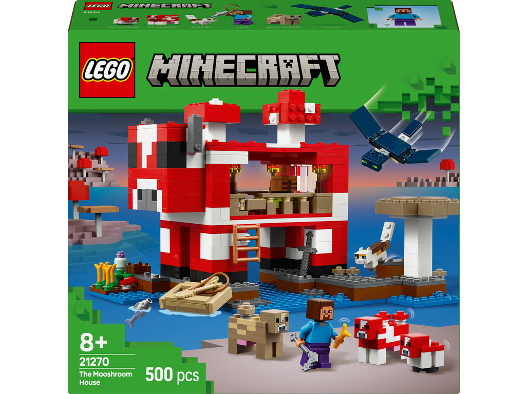 A CASA MOOSHROOM LEGO MINECRAFT