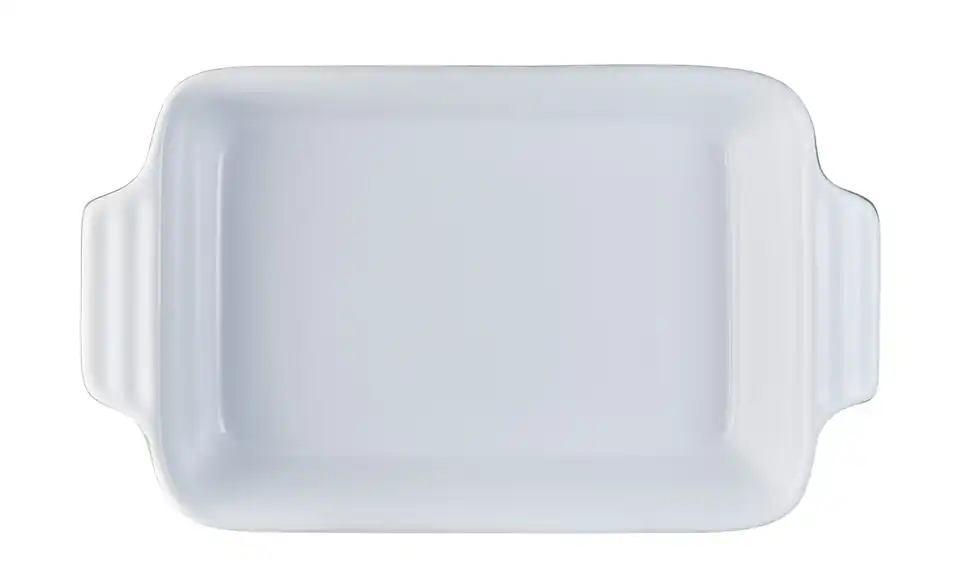 KHG Auflaufform Hellblau, Weiß 34 cm