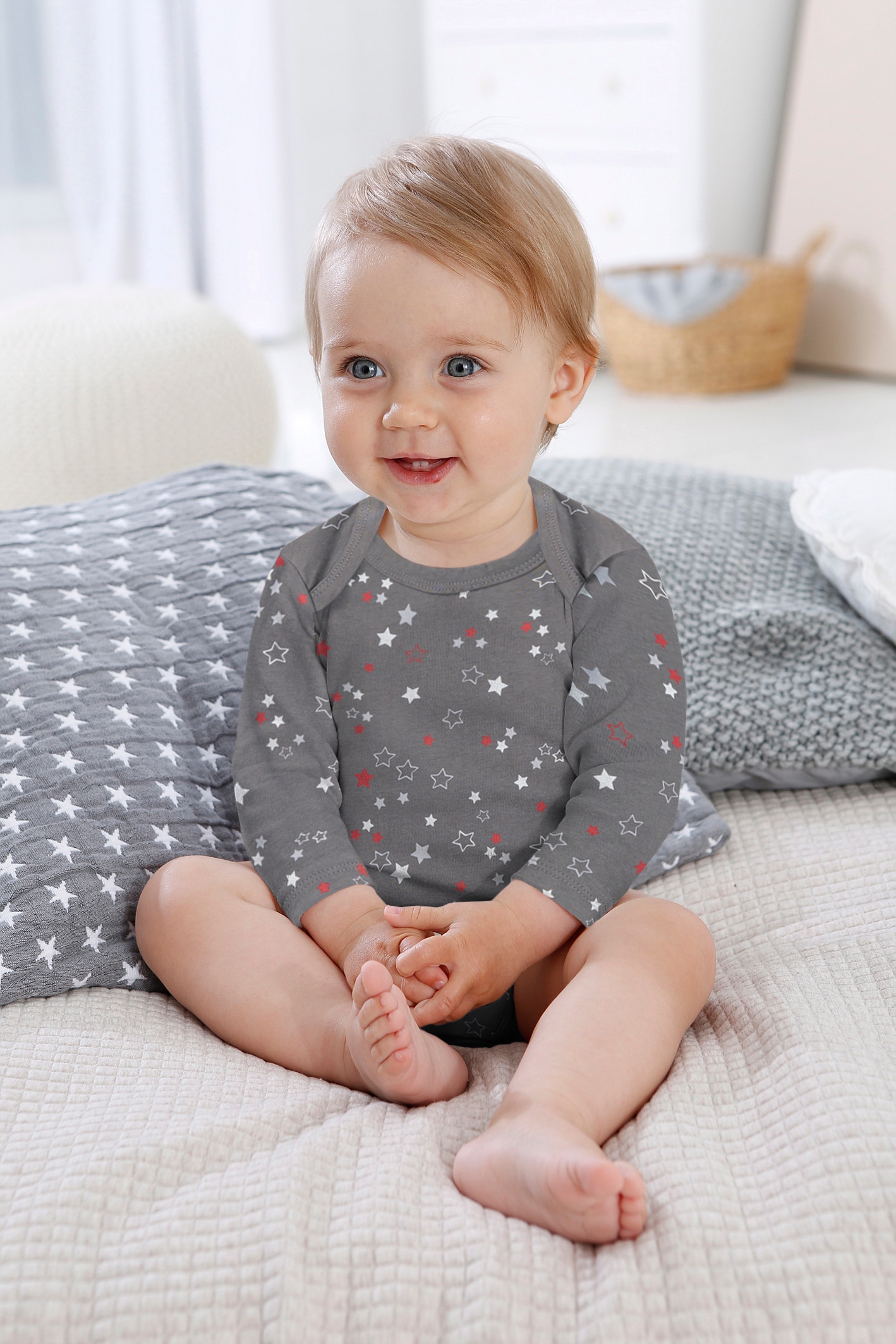 KIDSWORLD Starterpaket », 8 teiliges Baby-Set - NEUE KOLLEKTION«, 8 Stk. , Baby-Set aus Bio-Baumwolle