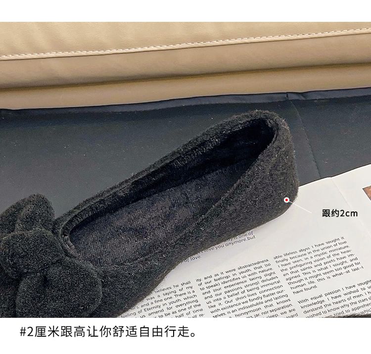 Cumuggo - Bow Fleece Flats