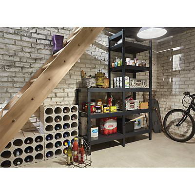 Lisse de rayonnage Axiome Form L. 64 cm noir