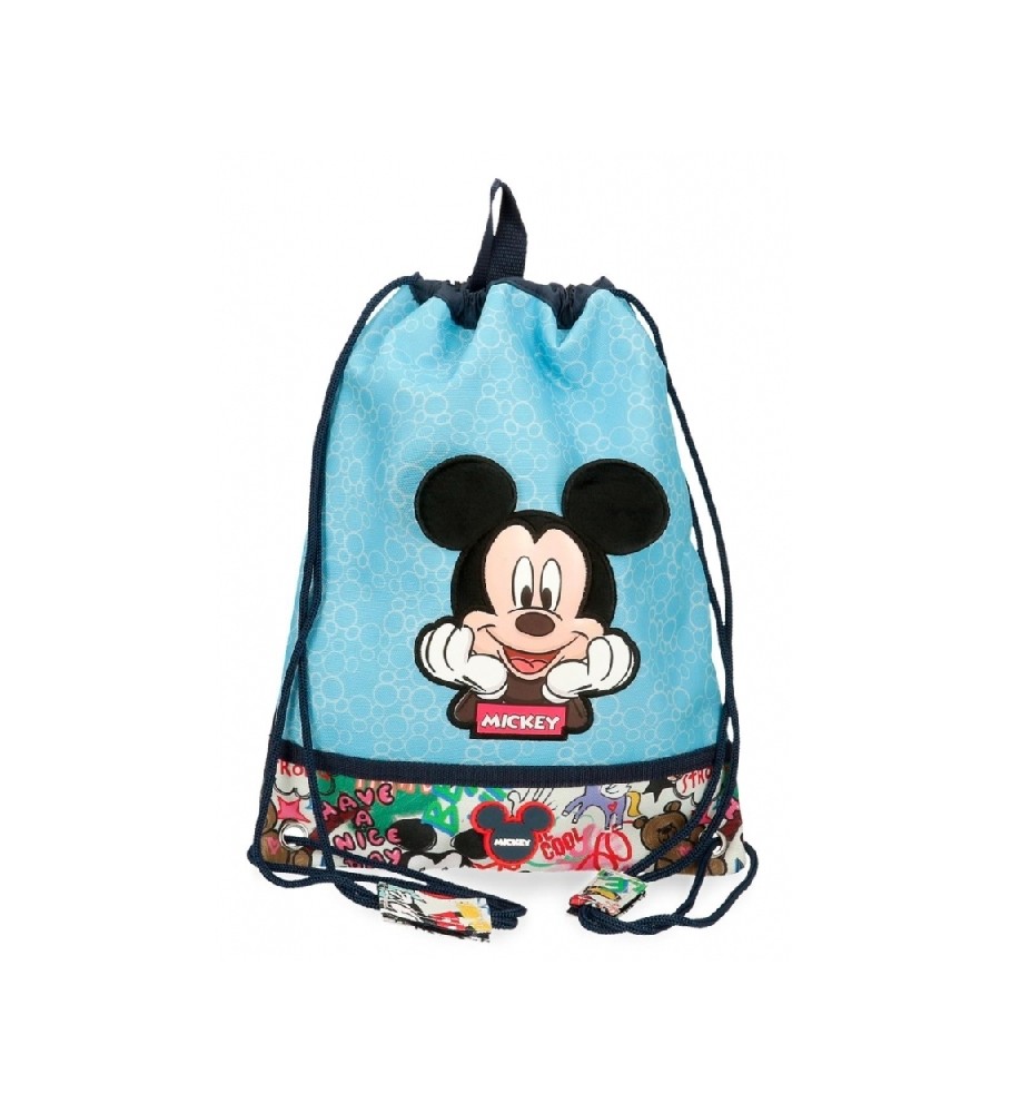 Lancheira azul Disney Mickey Be Cool