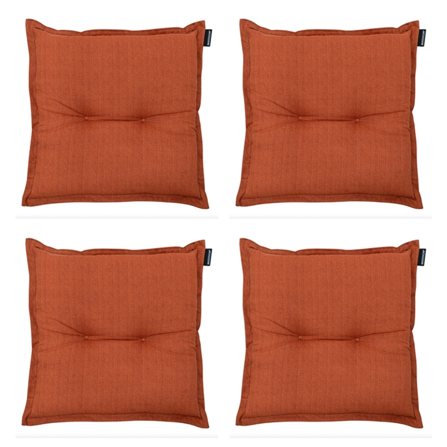 Madison Basic terra Zitkussen - Set van 4