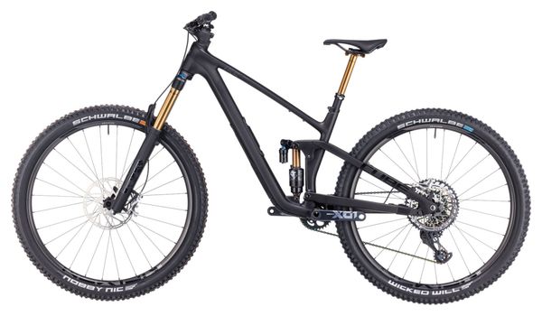 VTT Tout-Suspendu Cube Stereo One55 C:62 SLT 29 Sram XX1 Eagle AXS 12V 29'' Noir Carbon 2024