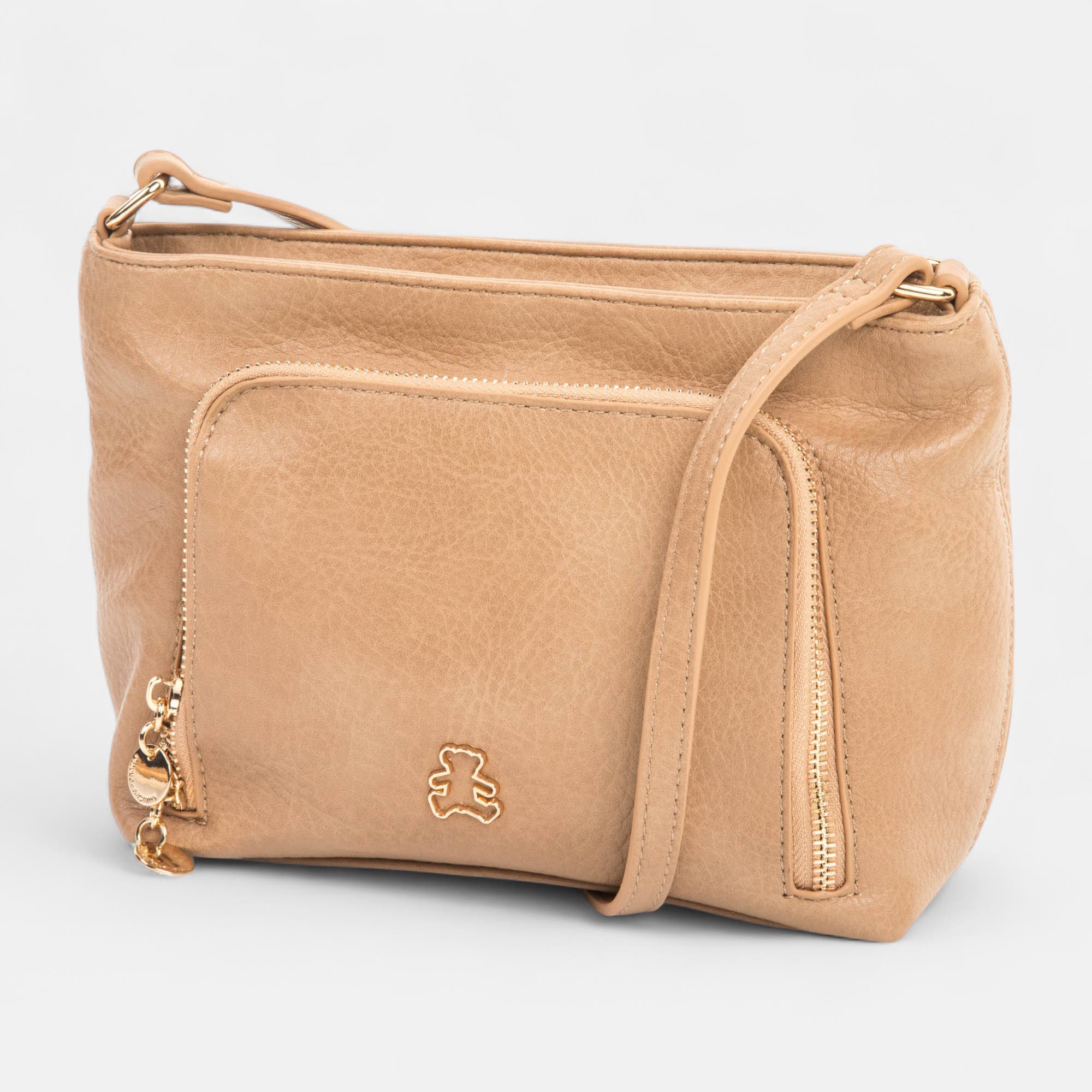 Sac bandoulière beige