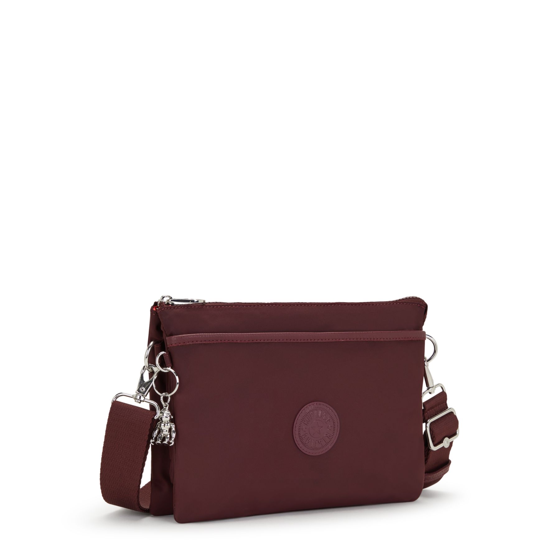 RIRI L Grand sac à bandoulière ajustable amovible - Deep Aubergine