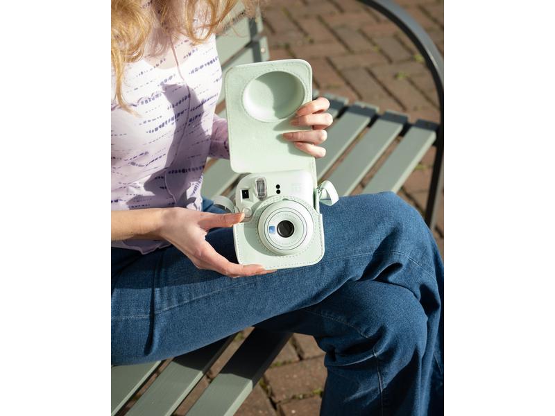 Fujifilm Kameratasche Instax Mini 12 Grün Kompakte Tasche für Instax Mini 12