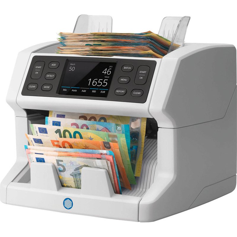 Safescan Compteuse de billets, avec détecteur de faux et comptage de valeur 2865-S