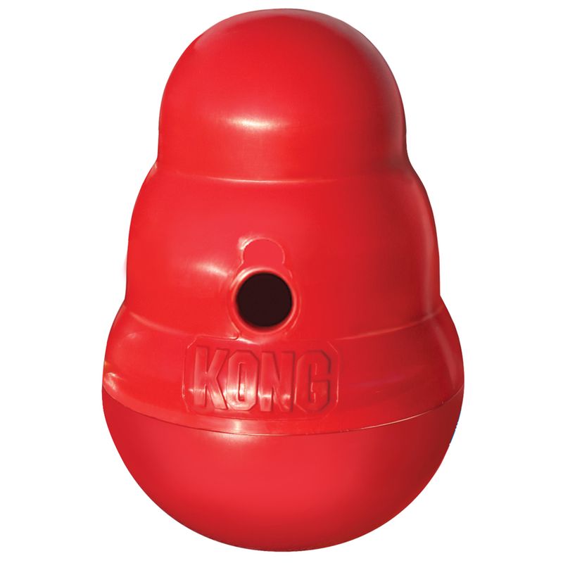 Balle à friandises Kong Wobbler à prix discount sur bitiba.fr