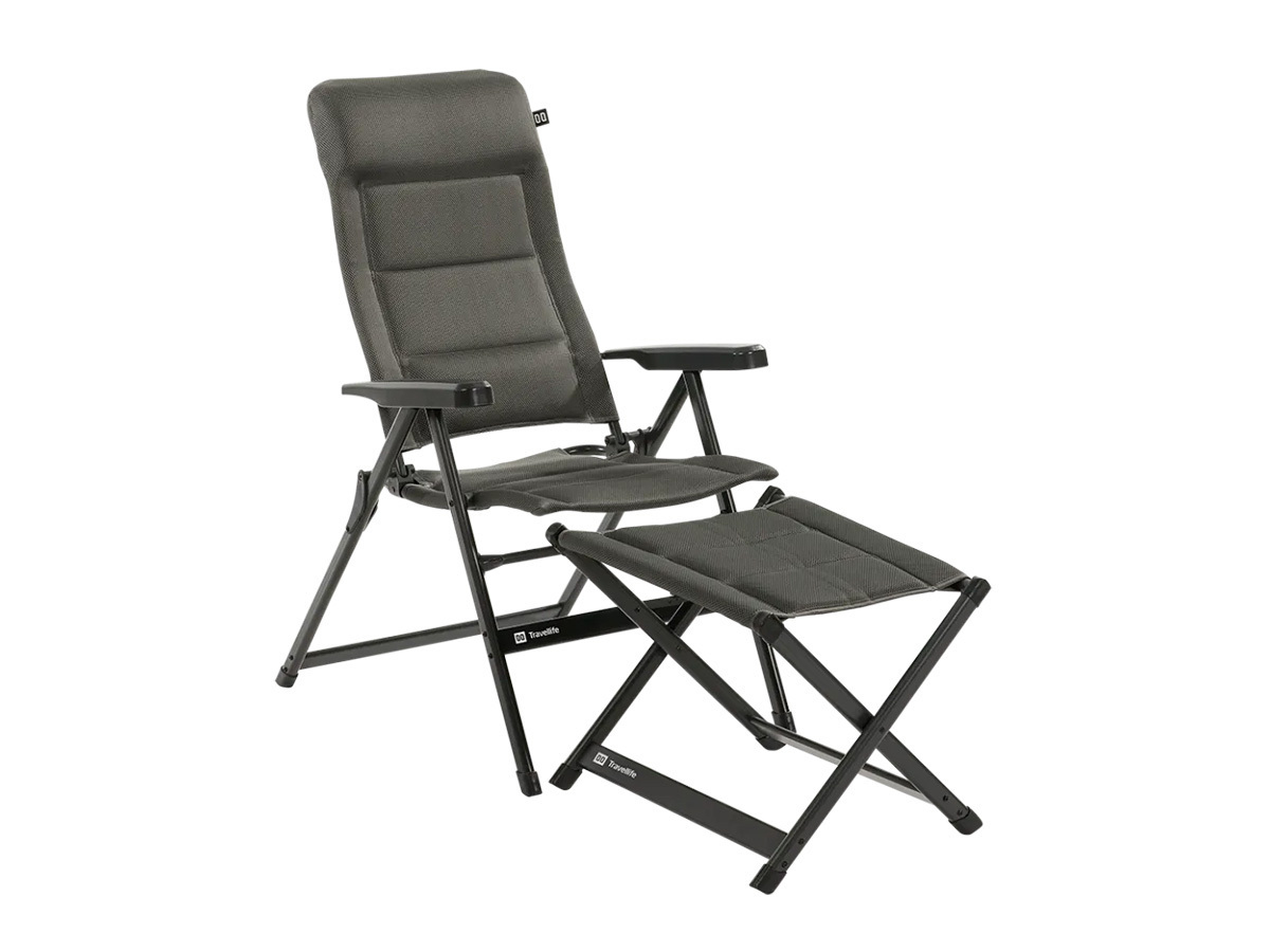 Travellife Barletta voetenbank - Dark Grey
