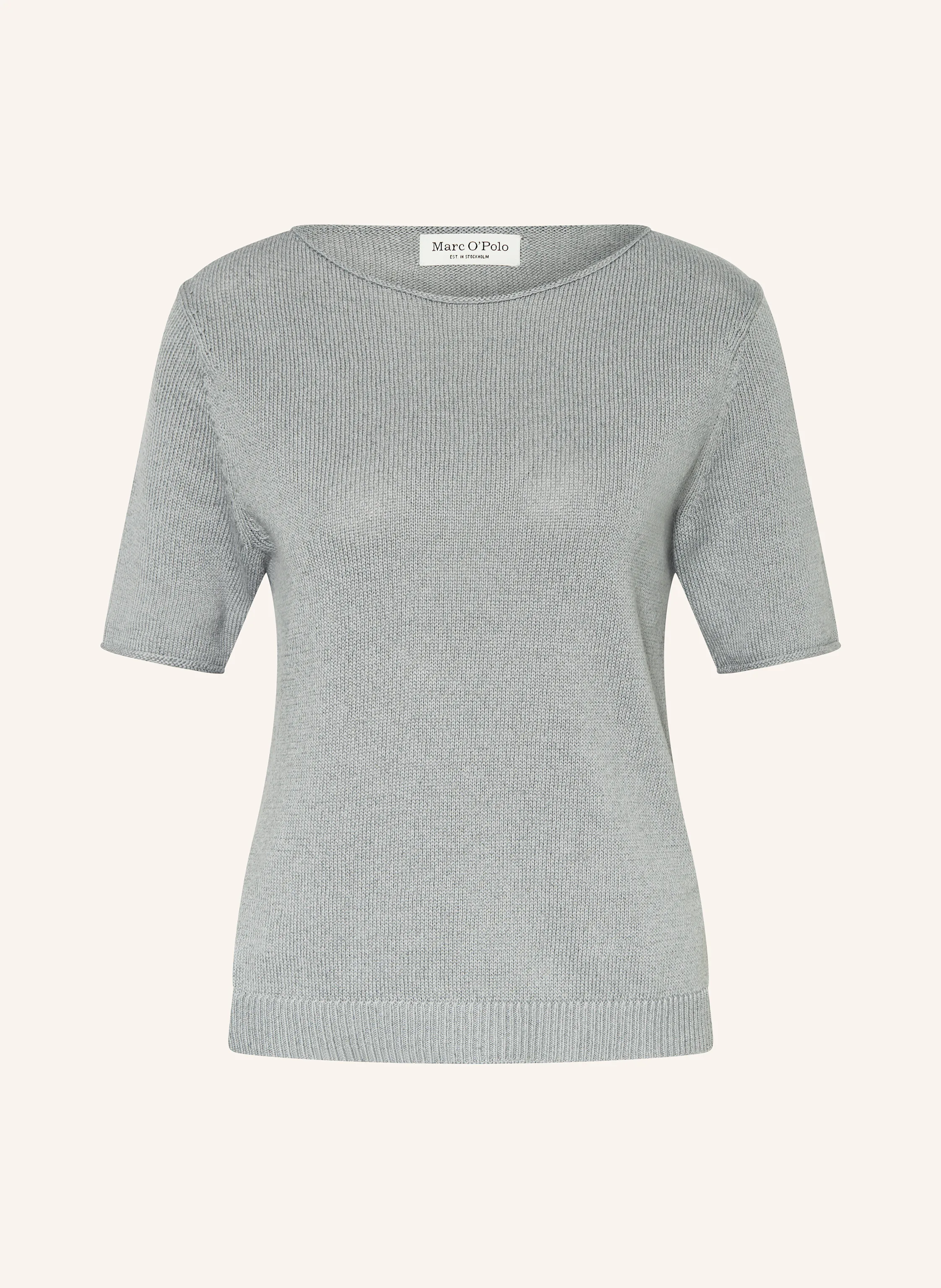 Marc O'Polo Strickshirt mit Leinen