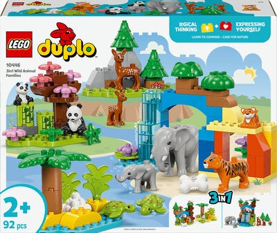 LEGO DUPLO Town 10446 3-i-1 Villdyrfamilier