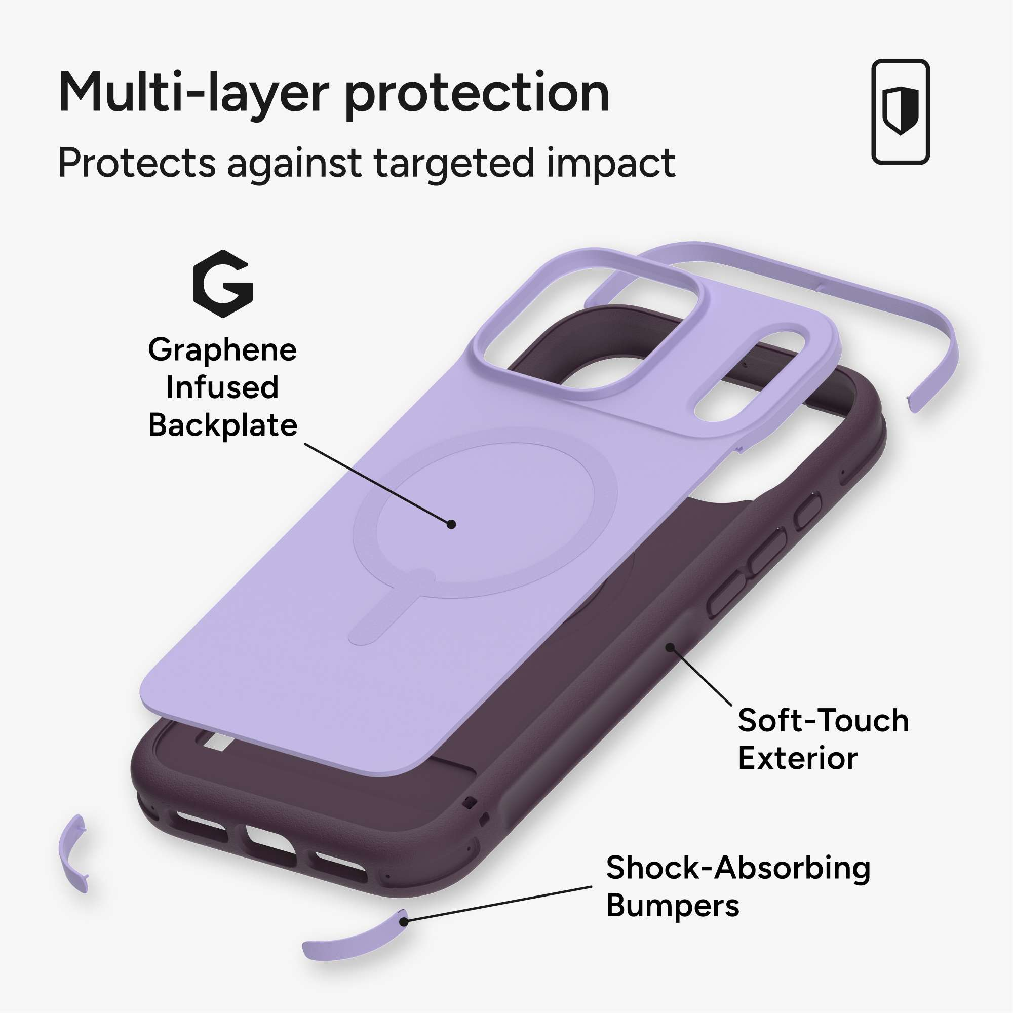 iPhone 17 Pro Max MagSafe Hülle Sedona Snap Case Recycled (702319095) - Schwarz