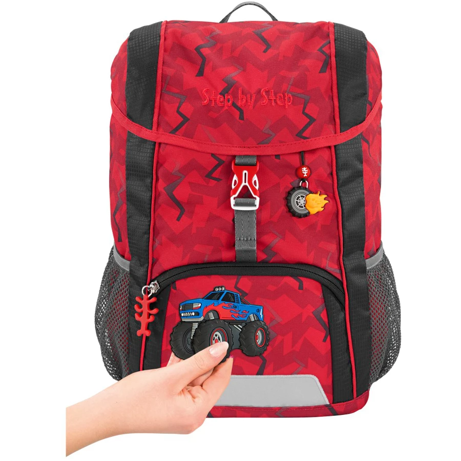 Step by KID - Rucksack-Set 3tlg. 35 cm Monster Truck Rocky