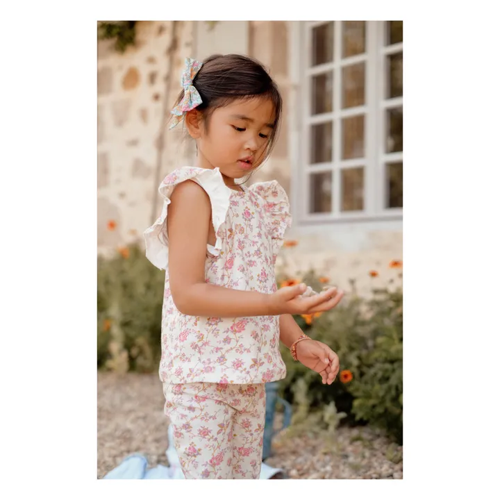 Louise Misha T-shirt Hernance Volants | Rose