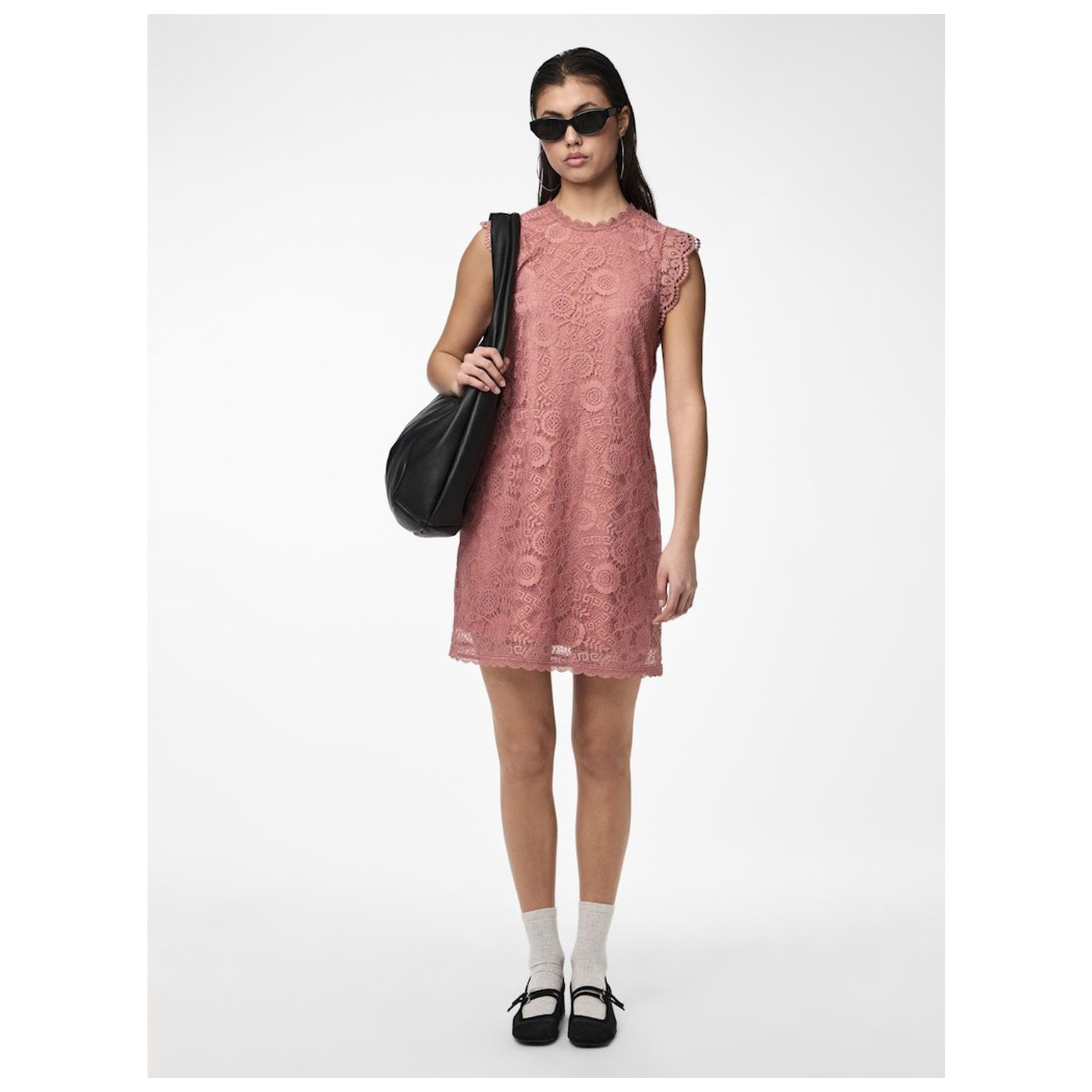 Pieces PCOLLINE SL LACE DRESS NOOS