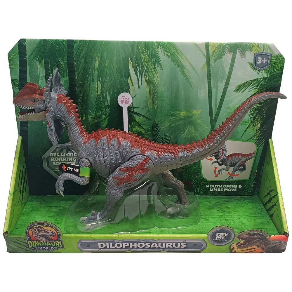 Dilophosaurus mit Licht und Sound