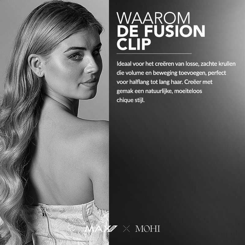 Max Pro Fusion Clip Barrel 25mm - Krultang - Producten voor Krullend Haar