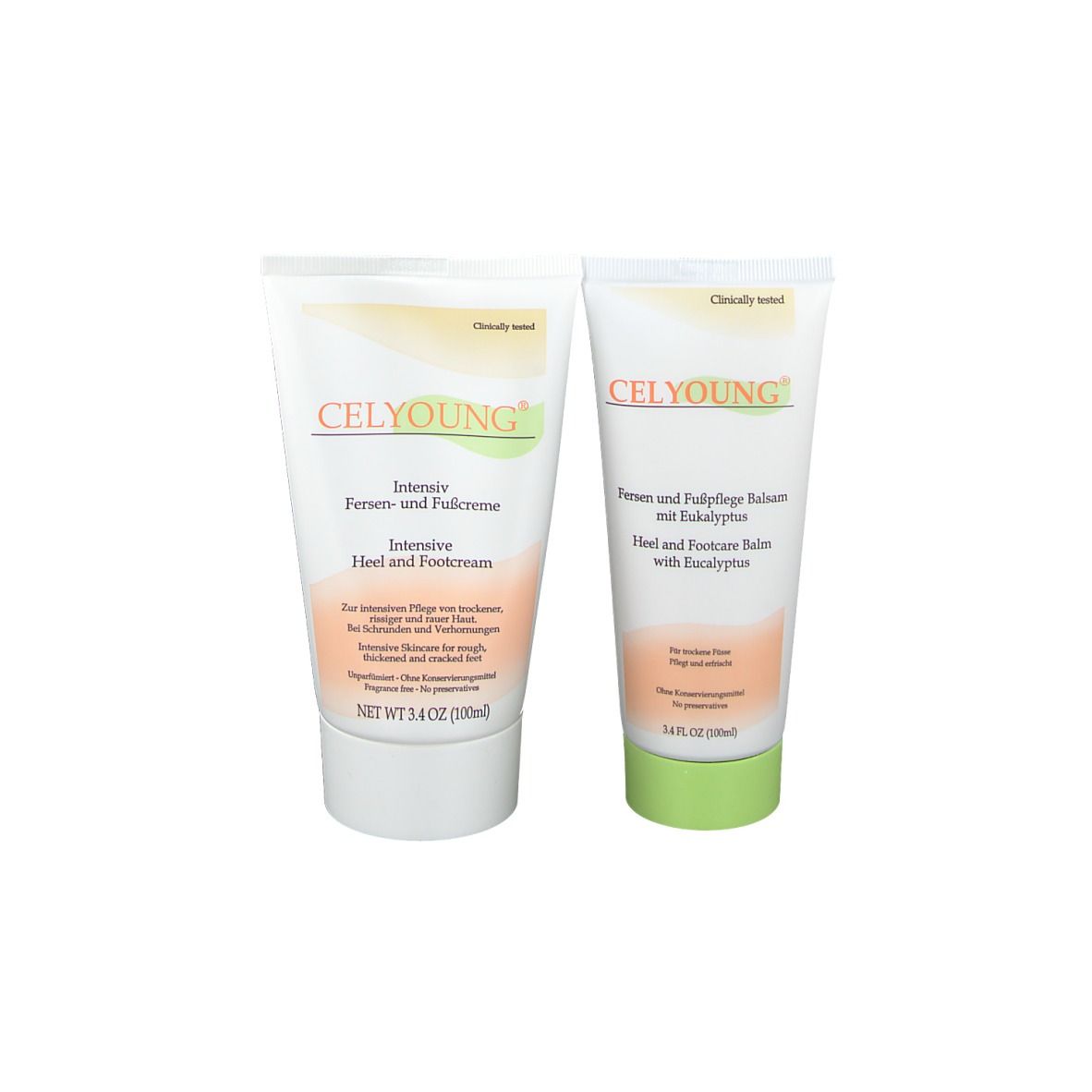 CELYOUNG® Intensiv Fersen- und Fußcreme plus Balsam