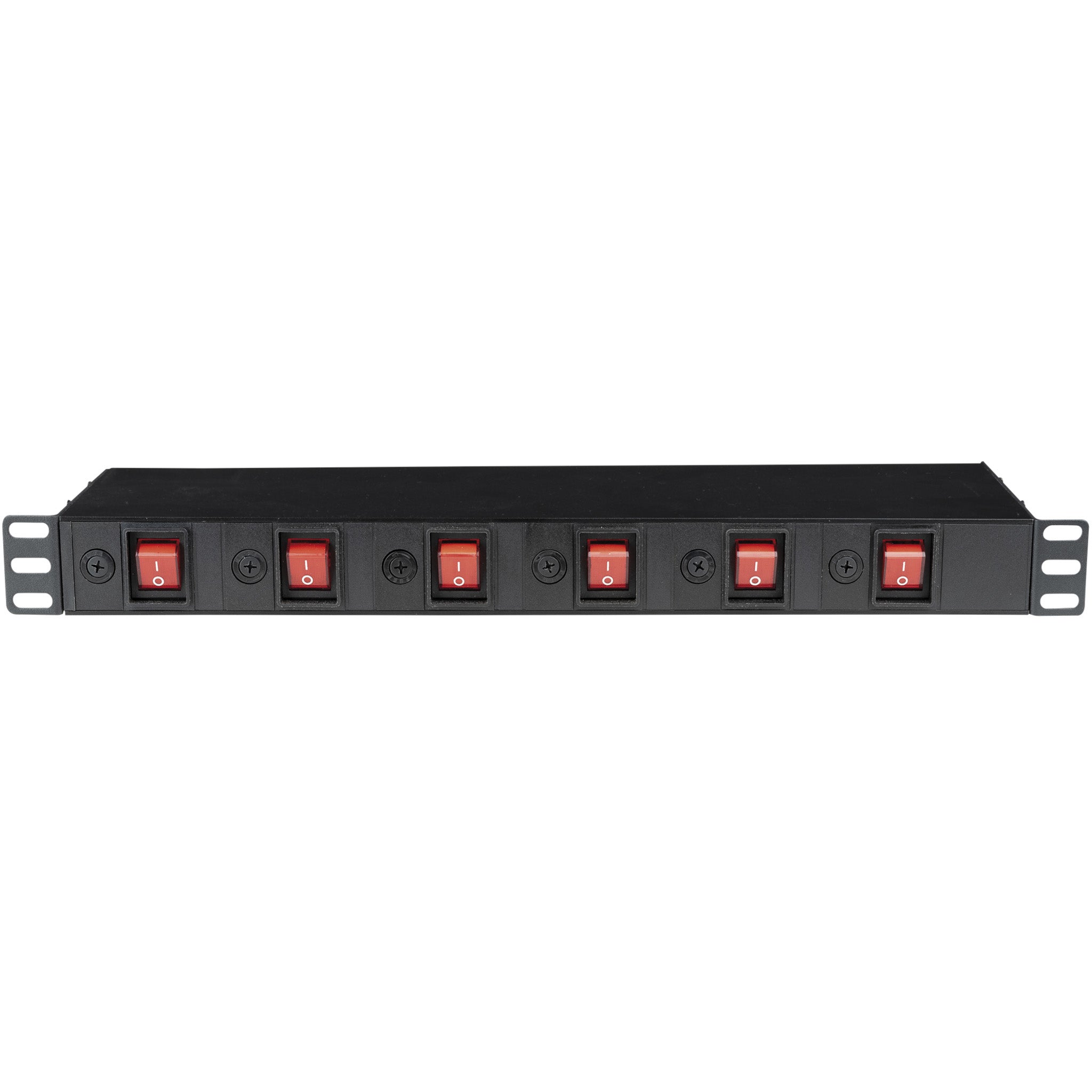 Showgear Socketstrip 19 inch schakelpaneel 6-voudig