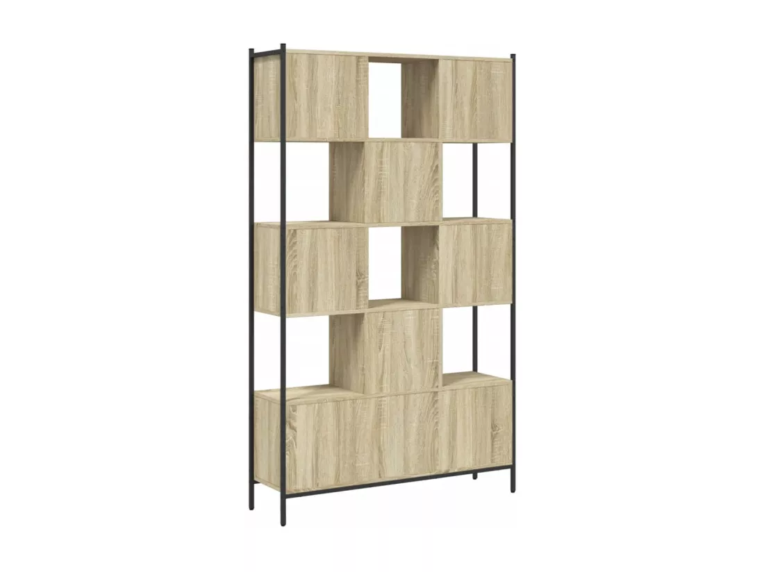 Bibliothèque chêne sonoma 102x28x172 cm bois d'ingénierie