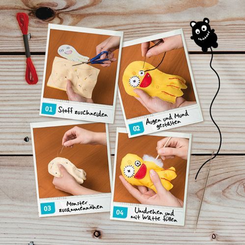 Kosmos - Naaiset - Creatief Naaien met Griezels - Voor Beginners - Inclusief Materialen