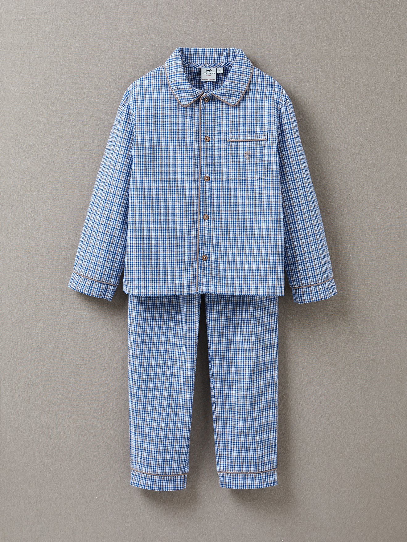 Pyjama à carreaux Garçon