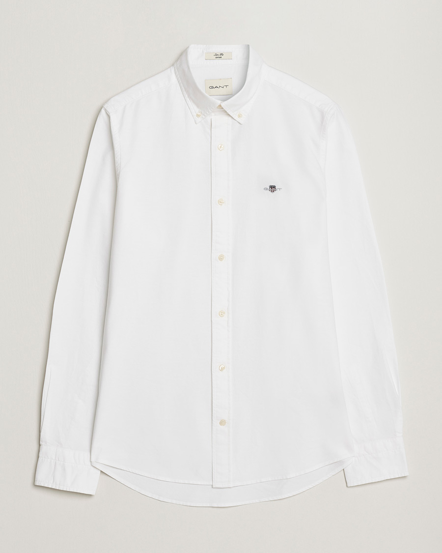 GANT Slim Fit Oxford Shirt White