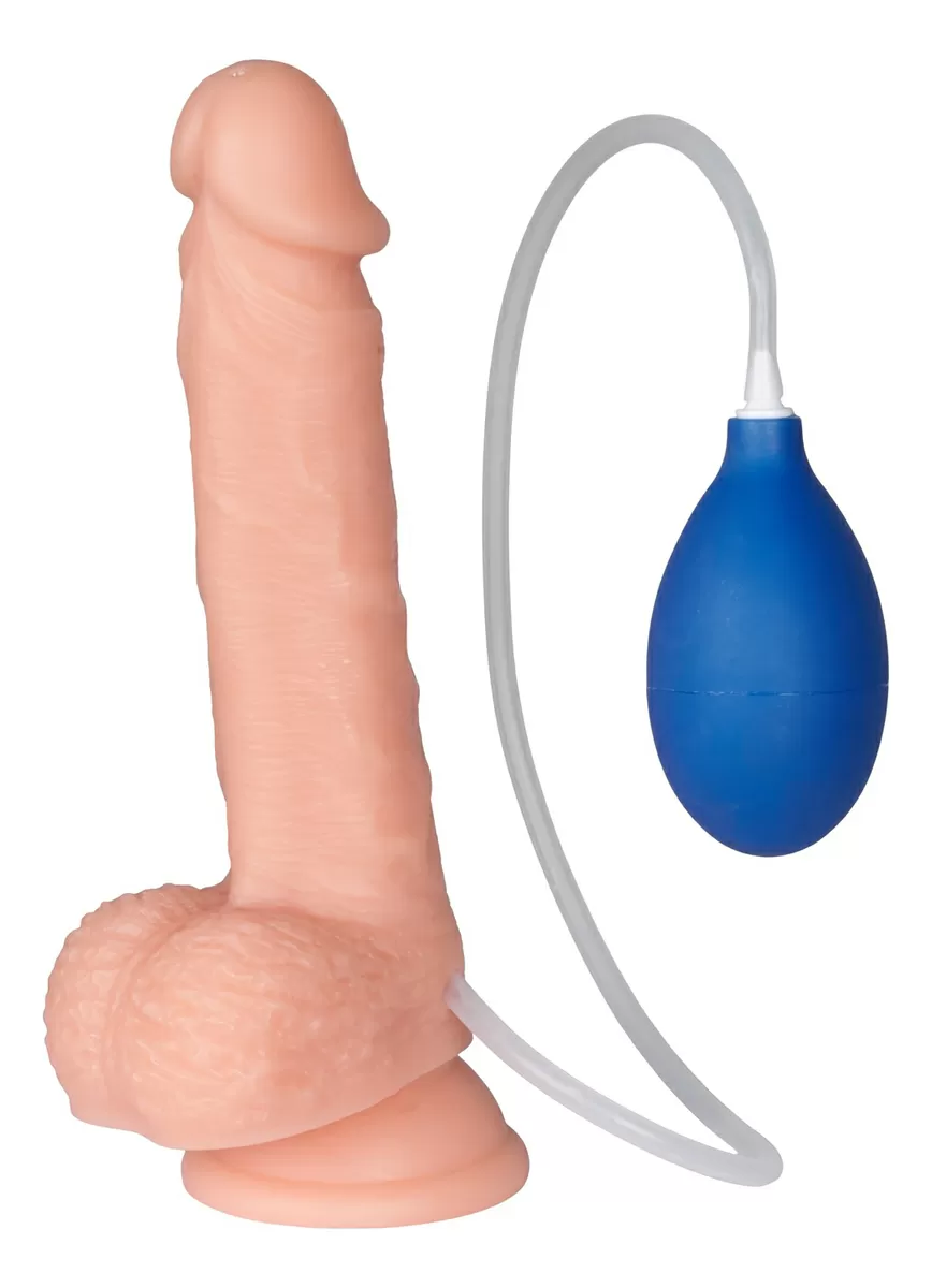 Willie City Klassisk Realistisk Sprøjte Dildo - 21 cm - 1 stk.