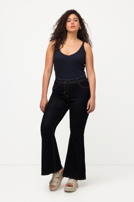 Bootcut-Jeans Marie, ausgestelltes Bein, recycelt