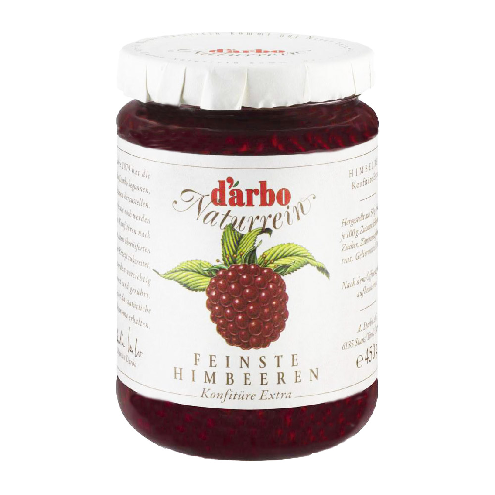 Darbo Feinste Himbeeren Konfitüre Extra 450g MHD:21.8.26