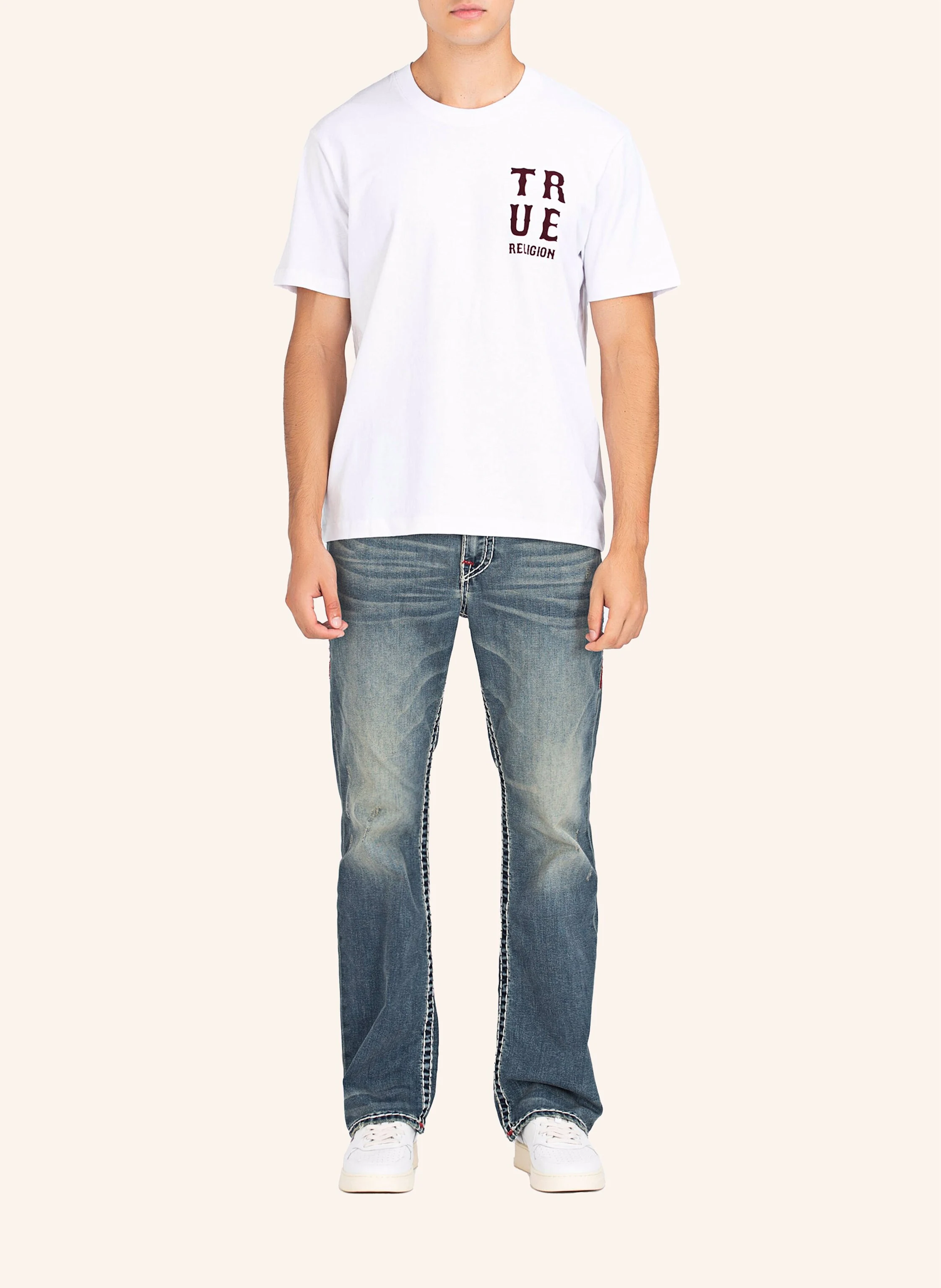 TRUE RELIGION T-Shirt WESTERN FLOCK