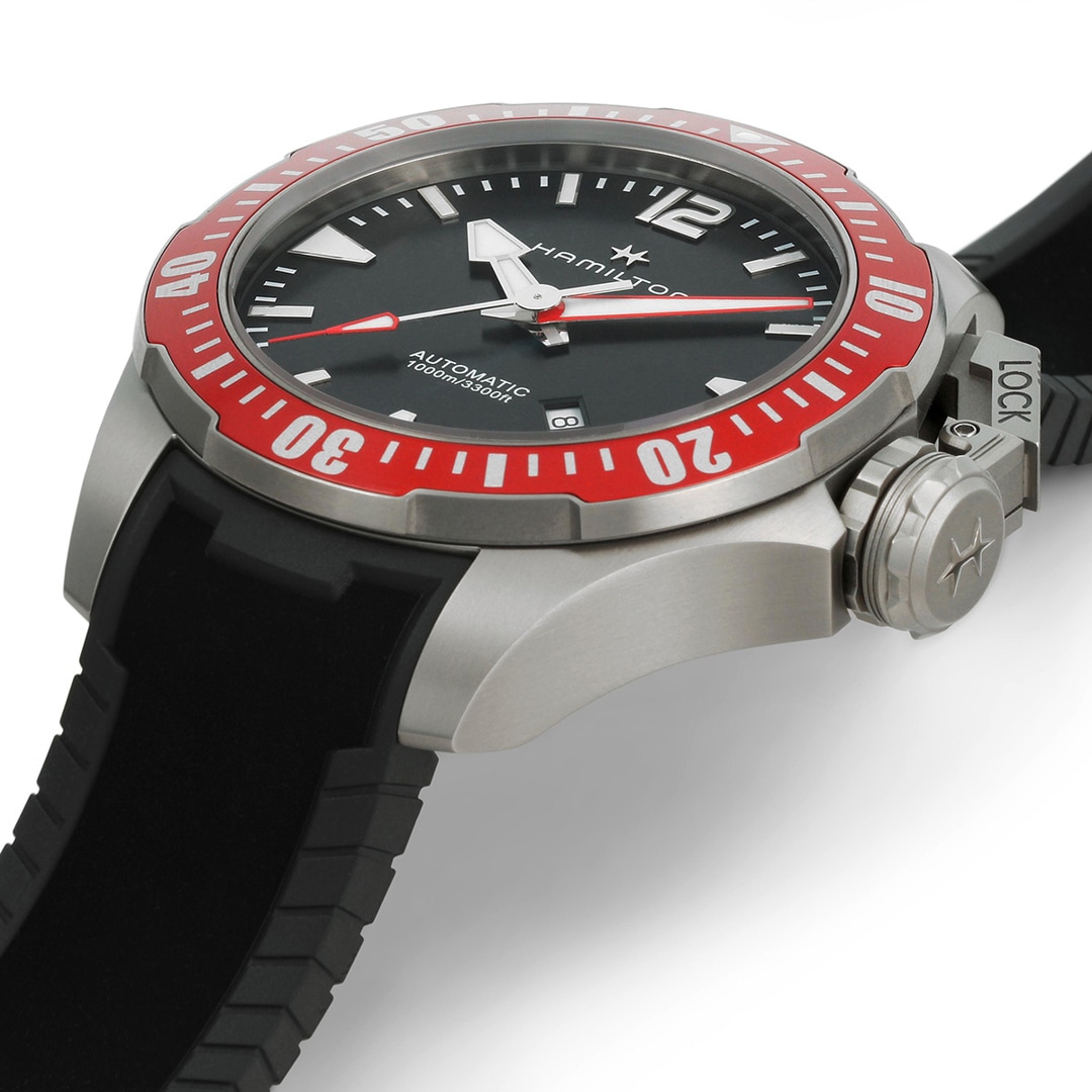 Hamilton Khaki Navy Frogman Titanium Auto