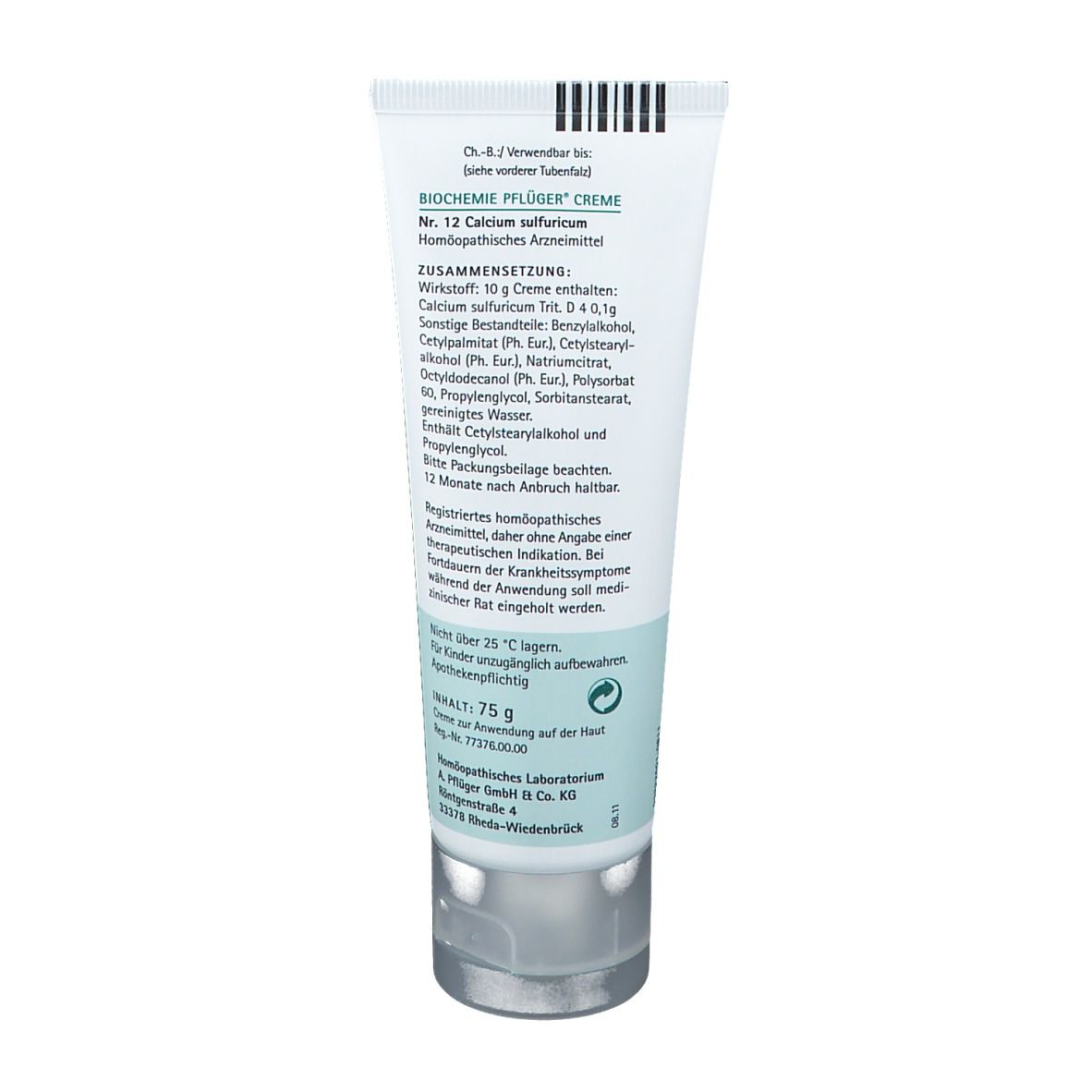 Biochemie Pflüger® Nr. 12 Calcium sulfuricum D4 Creme