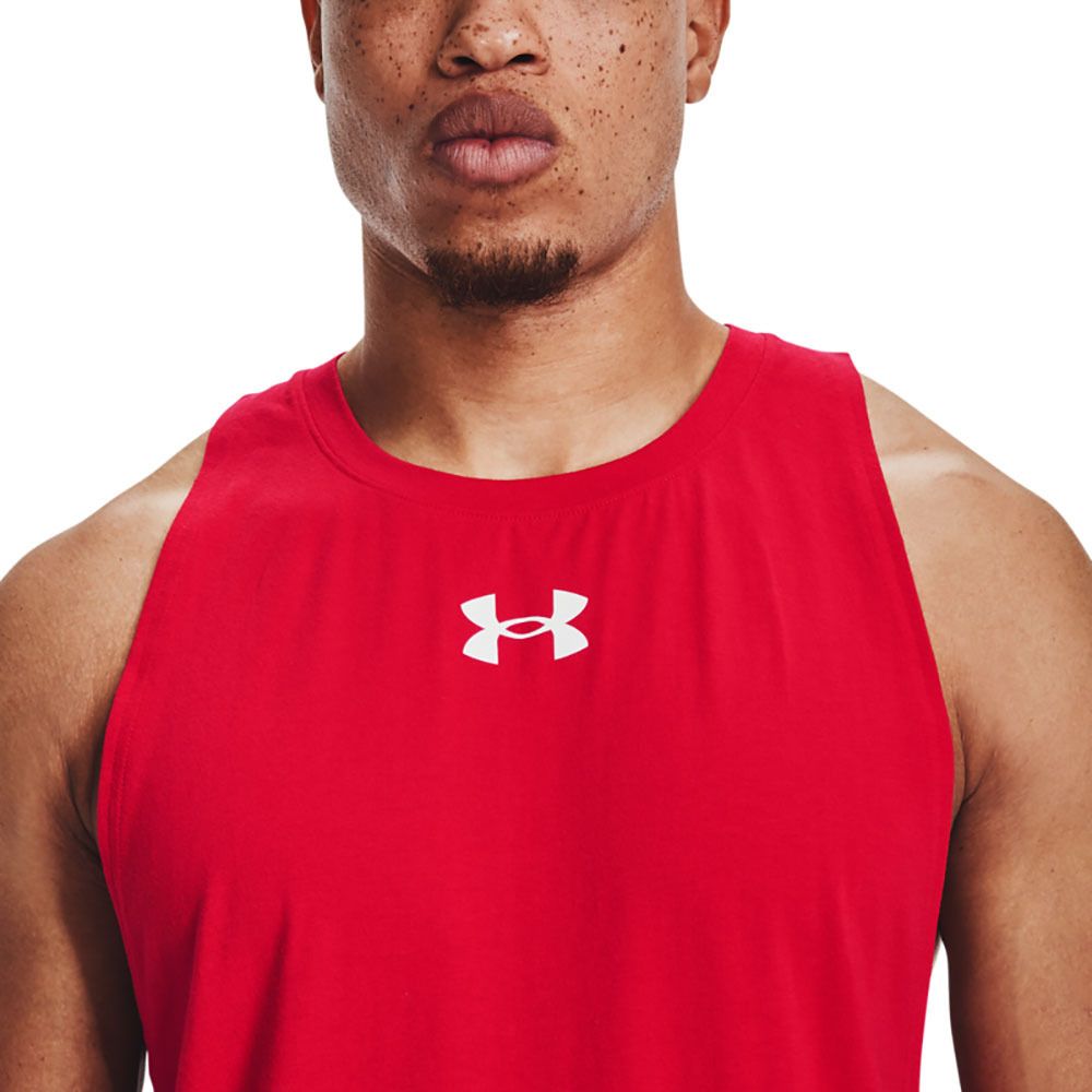 Under Armour BASELINE - Débardeur Homme rouge