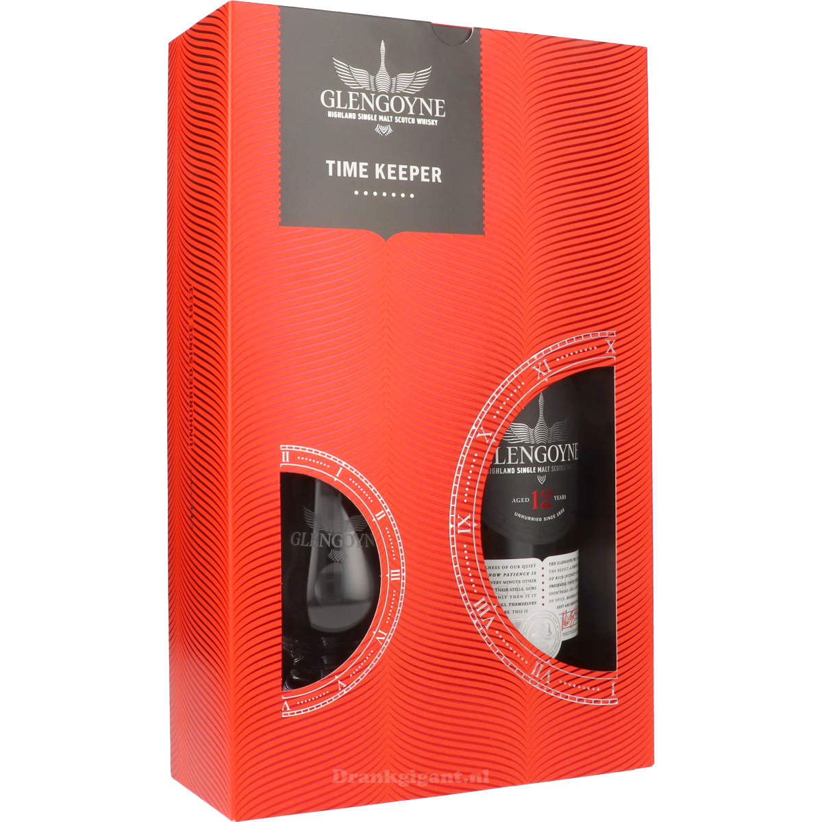 Glengoyne Time Keeper Cadeaupakket Met Glas 70 cl