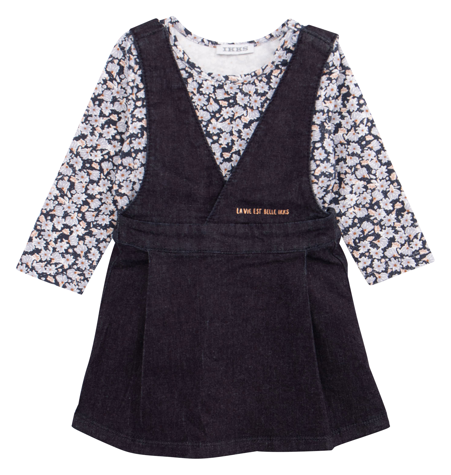 Ensemble 2 en 1 en coton mélangé | Bleu