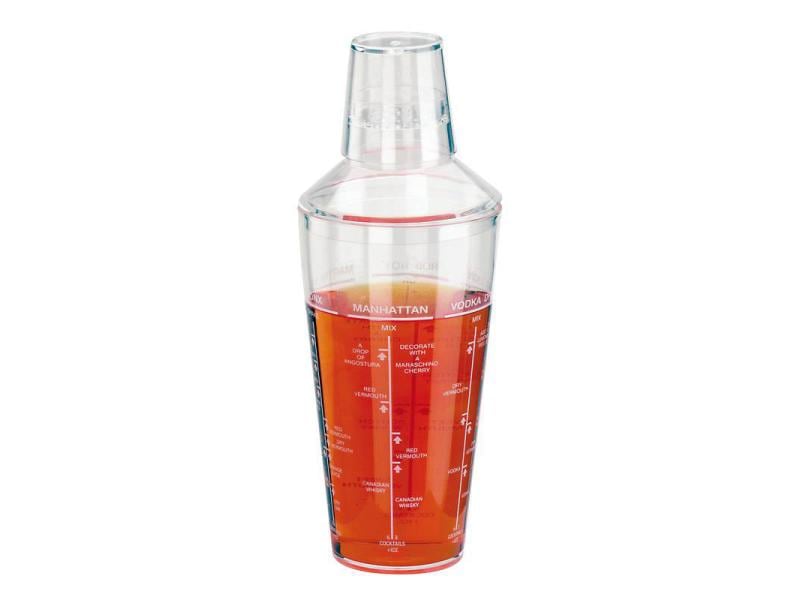 Paderno Drink Mixer 0.42 l, Transparent Cocktail-Shaker