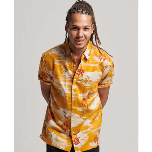 Superdry - Vintage hawaiian s/s shirt Amarillo