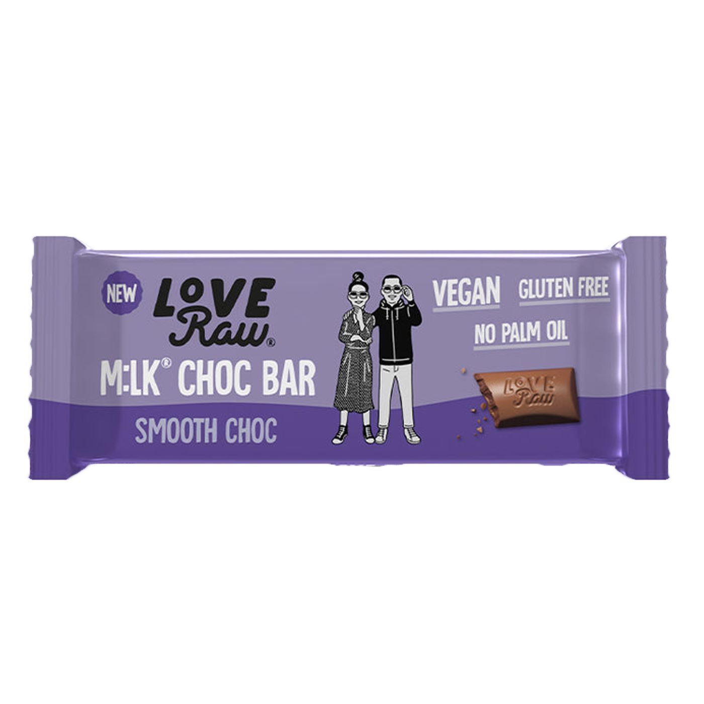 Love Raw Melkesjokolade