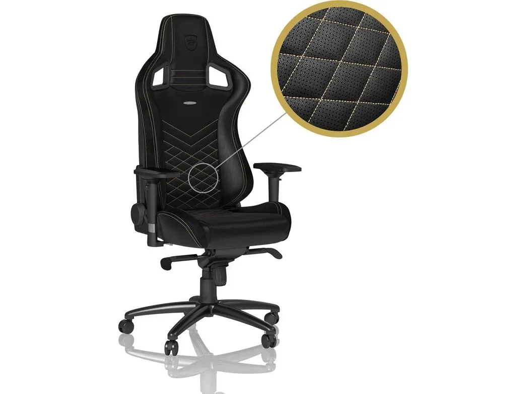 noblechairs EPIC Gaming Stol - sort/guld