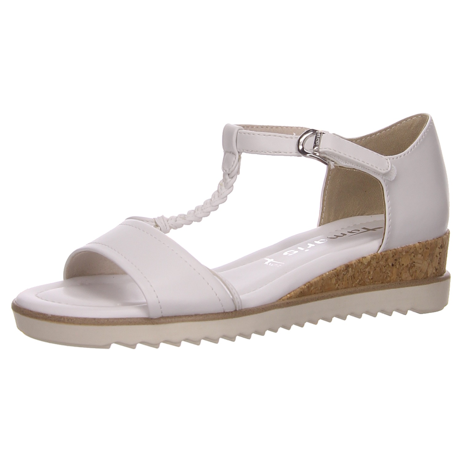 Tamaris Sandaletten weiß weiss/weiss kombi