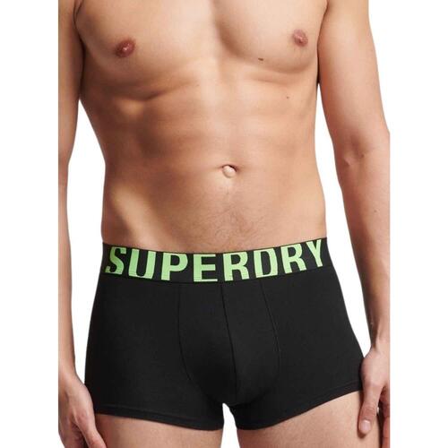 Superdry - TRUNK DUAL LOGO DOUBLE PACK Negro