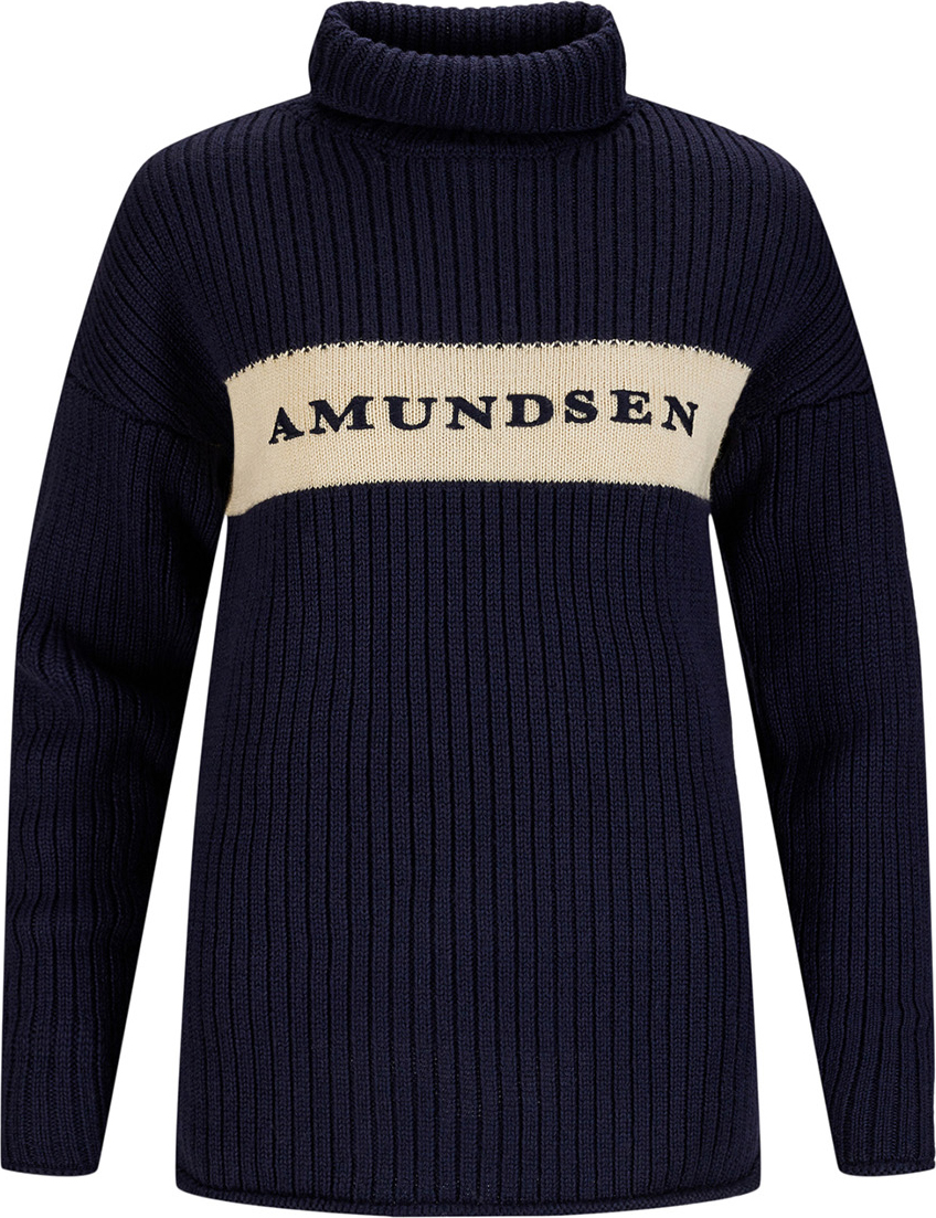 Heroes Ski Turtle Neck Dame 590/Faded Navy/Natural