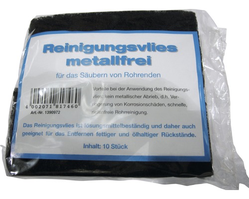Reinigingsvlies voor koperen leidingen, 10 stuks
