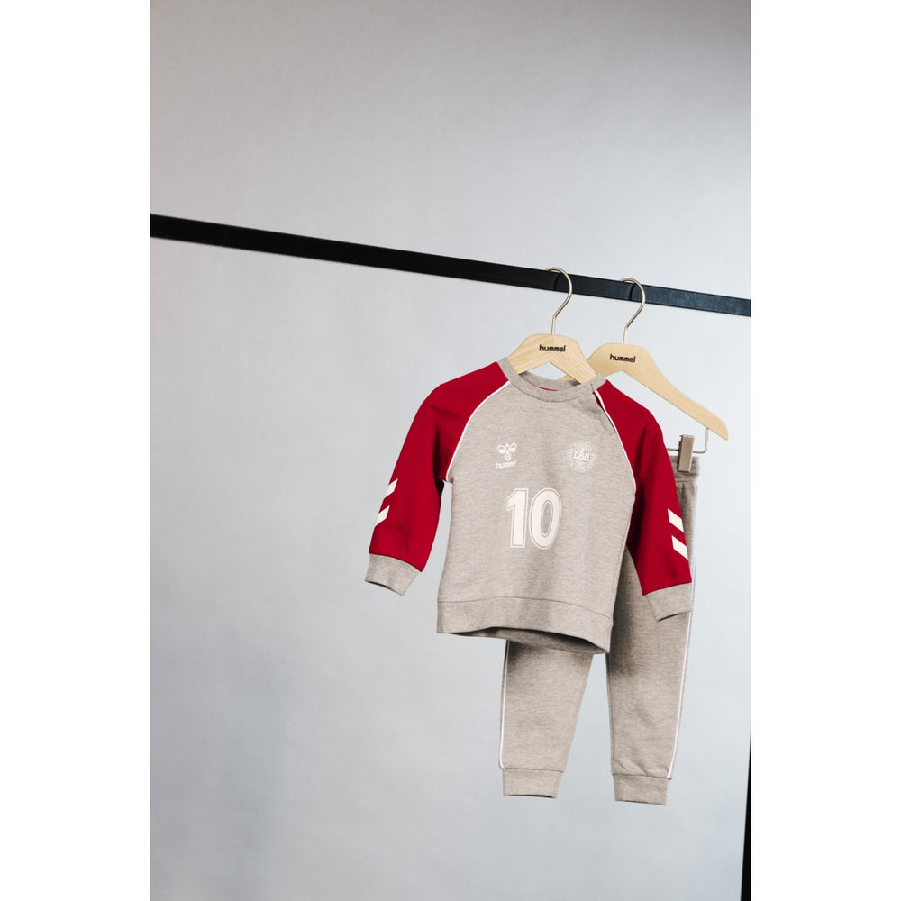 Køb Hummel Grey Melange DBU Gameday Sweatsæt