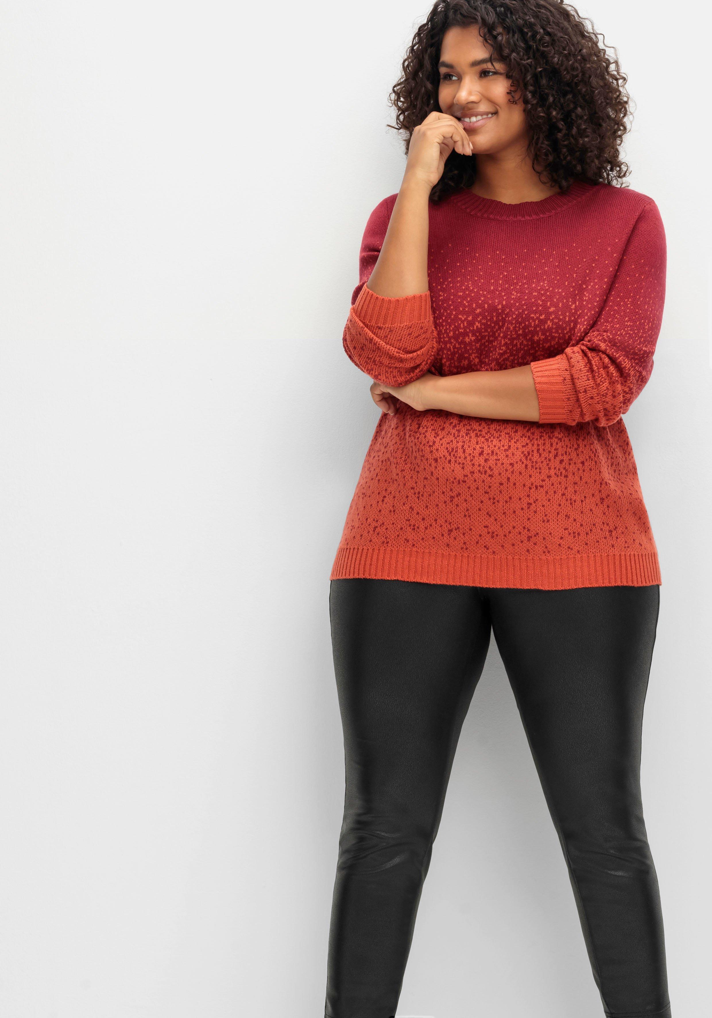 Pullover im Jacquardstrick, mit Farbverlauf
